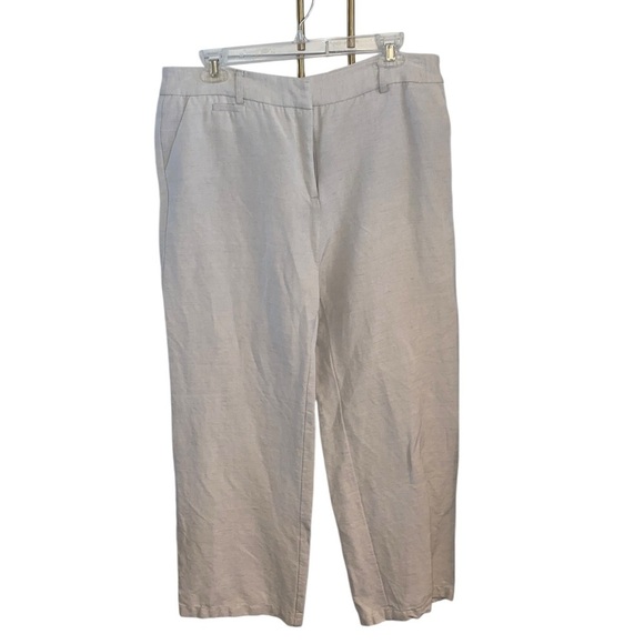 charter club beige linen classic fit trouser - Picture 1 of 5